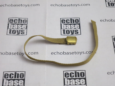 FACEPOOL Loose 1/6th Loose Officer's Belt - Pants - Canvas/Brass Buckle (Khaki) #FPL3-Y010