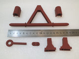 1/6 Custom Willy’s Jeep Front Tow Bar Bumper Kit (SOTW) #CCR3-AA001