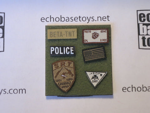 KING TOYS Loose 1/6th KT-8005 Patch Set (6x) #KTL4-Z001