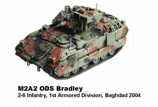 Dragon Models 1/ 72nd Scale Armor Series Modern Operation Iraqi Freedom Collection M2A2 ODS Bradley, 2-6 Infantry, 1st Armored Division, Baghdad 2004 #60171I