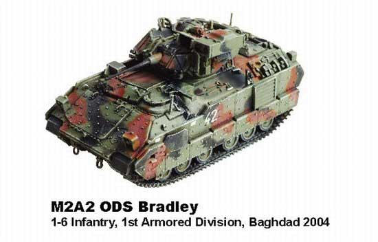 Dragon Models 1/ 72nd Scale Armor Series Modern Operation Iraqi Freedom Collection M2A2 ODS Bradley, 1-6 Infantry, 1st Armored Division, Baghdad 2004 #60171J