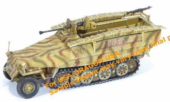 Dragon Models 1/ 72nd Scale Armor Sd.Kfz.251/7 Ausf.D, Unidentified Unit, Italy 1944 #60296