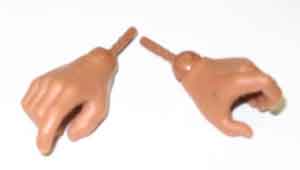BARRACK SERGEANT Loose 1/6th Hands (Pair) #BSL4-900