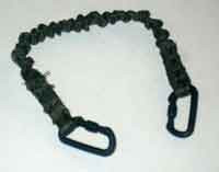 DAM Toys Loose 1/6th Personal Retention Lanyard (OD)(w/2x Bk Carabiners) #DAM4-A332