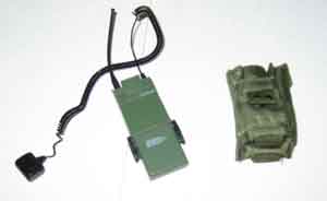 DAM Toys Loose 1/6th PRC 126 Radio w/Handset & Pouch OD #DAM4-K100
