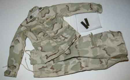 DAM Toys Loose 1/6th BDU (Eversman Patches)(3 Color Desert) #DAM4-U100