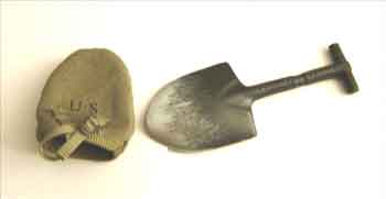 DID Loose 1/6 WWII US M1910 Entrenching Tool (short,w/carrier) #DID3-A100