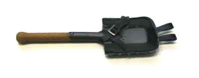 Dragon Models Loose 1/6th Scale WWII German E-Tool w/leather Cover (Black) #DRL1-A101