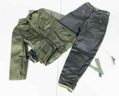 Dragon Models Loose 1/6th Scale WWII German M40 Tunic w/M36 Berghosen trousers (Schutze) Gebirgsjager #DRL1-H417