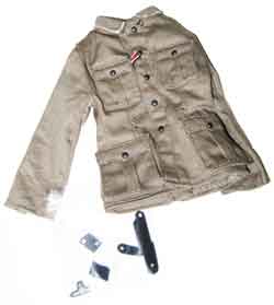 Dragon Models Loose 1/6th Scale WWII German M40 Tunic Only w/2nd Class Ribbon, Oberscharfuhrer #DRL1-S412