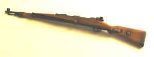 Dragon Models Loose 1/6th Scale WWII German Mauser Gewehr 98 w/working bolt & suede leather sling (Light Brown wood) #DRL1-W108