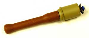 Dragon Models Loose 1/6th Scale WWII German Stick Grenade (Tan) (Blue) tip (5/pack) #DRL1-X203