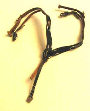Dragon Models Loose 1/6th Scale WWII German Y-Harness (Black/Leather) #DRL1-Y105