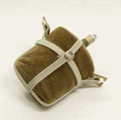 Dragon Models Loose 1/6th Scale WWII British Water Bottle (Brown) w/(OD) webbing #DRL2-A101