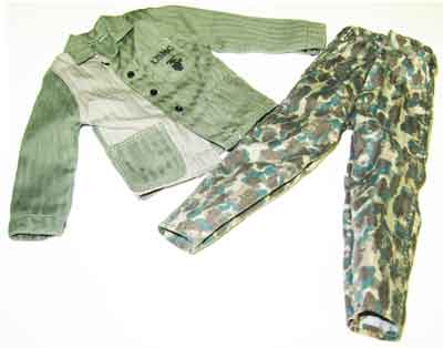 Dragon Models Loose 1/6th Scale WWII US USMC M-44 Utility Jacket w/M43 Camo Trousers #DRL3-G108