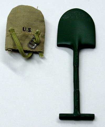 Dragon Models Loose 1/6th Scale WWII US M1910 Enternching Tool w/Khaki Cover Elastic (Green) #DRL3-P400