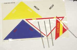 Dragon Models Loose 1/6th Scale Modern Military Mine Flags #DRL4-A305