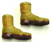 Dragon Models Loose 1/6th Scale Modern Military Boots (Desert-Molded) #DRL4-B100