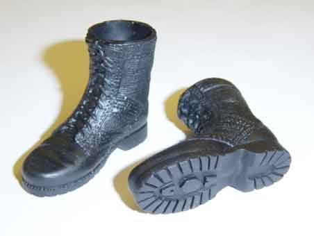 Dragon Models Loose 1/6th Scale Modern Military Boots (Danner Style-Black) #DRL4-B200