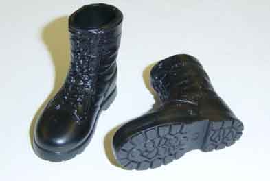 Dragon Models Loose 1/6th Scale Modern Military Boots (Hi-Tec Style Black) #DRL4-B603