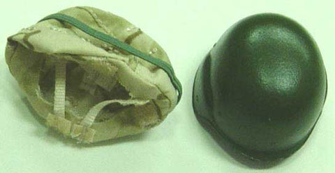 Dragon Models Loose 1/6th Scale Modern Military PASGT (OD) soft Helmet w/3-color & Chin Strap (Black) #DRL4-H110