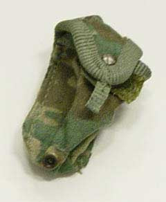 Dragon Models Loose 1/6th Scale Modern Military MOLLE Double Magazine Pouch (Woodland) # DRL4-P357