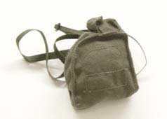 Dragon Models Loose 1/6th Scale Modern Military M40 Gas Mask Bag (V4 Canvas/OD Strap) # DRL4-P801
