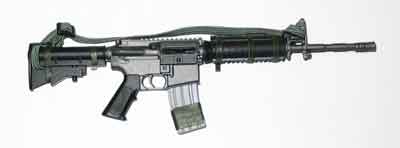 Dragon Models Loose 1/6th Scale Modern Military M4A1 Carbine w/tape (Green) # DRL4-R852