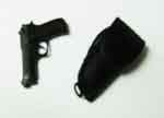 Dragon Models Loose 1/6th Scale Modern Military Beretta Model 92 w/M12 Holster (Black) # DRL4-W104