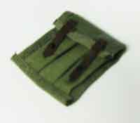 Dragon Models Loose 1/6th Scale WWII Russian Ammo Pouch PPSH-41 "Banana" Magazine cloth w/leather straps #DRL5-P309