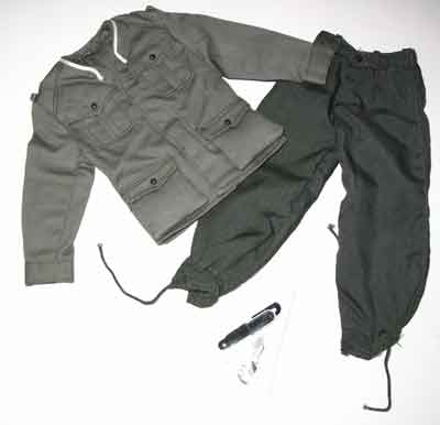 Dragon Models Loose 1/6th Scale WWII Italian M41/42 Paratrooper Uniform (Grey-Green) (Scharfuhrer) #DRL5I-U100