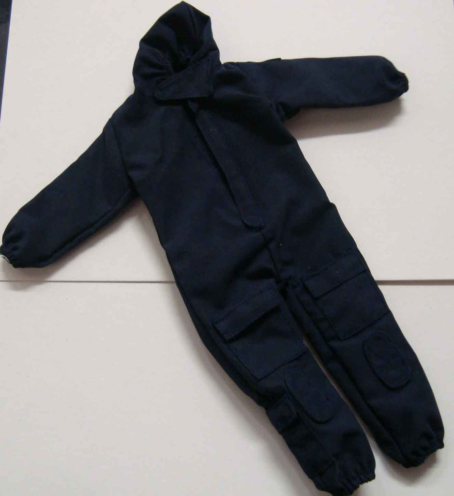 Dragon Models Loose 1/6th Scale Modern Law Enforcement SAS Style Jumpsuit (Re-enforced Knee) (Dark Blue) #DRL7-U601