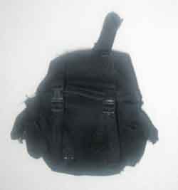 HOT TOYS 1/6th Loose Gas Mask Pouch - Leg Mounted (Black) #HTL4-P301
