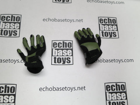 FLAG SET Loose 1/6th Gloves - Helikon-Tex (Pair,Black/Grey) Modern Era #FSL4-A701