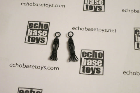 DAM Toys Loose 1/6th Zipcuffs (2x)(Black) #DAM4-A353