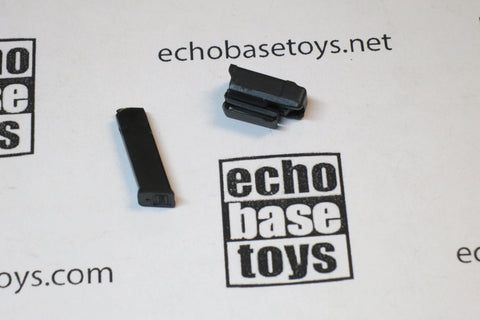 DAM Toys Loose 1/6th Glock Pistol Magazine w/Magazine Holster (Black) V.2 #DAM4-X421A