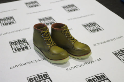 MCC Toys Loose 1/6th Dr. Martens Pascal Boots - Pair (Tan/Yellow) #MCC4-B101