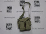 Dragon Models Loose 1/6th Scale WWII Russian Gas Mask Bag (Khaki) w/(OD) shoudler strap (Dark leather strap) #DRL5-P402