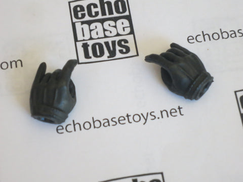 SIDESHOW TOY Loose 1/6th Hand Set - Pair - Female - Black (Pinch) #SST7-Z003