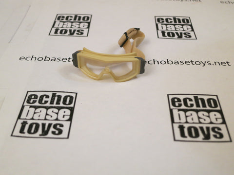 DAM Toys Loose 1/6th Profile NVG Goggles (Tan/Clear) #DAM4-A116