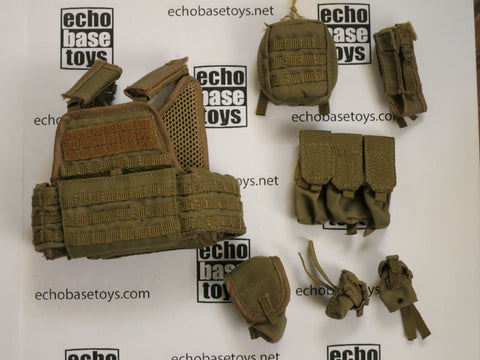 DAM Toys Loose 1/6th Plate Carrier Vest ROTHCO (Coyote)  #DAM4-Y640