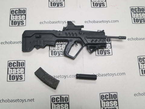 SIDESHOW TOY Loose 1/6th Tavor Rifle (w/Magazine,Silencer) #SST7-W500