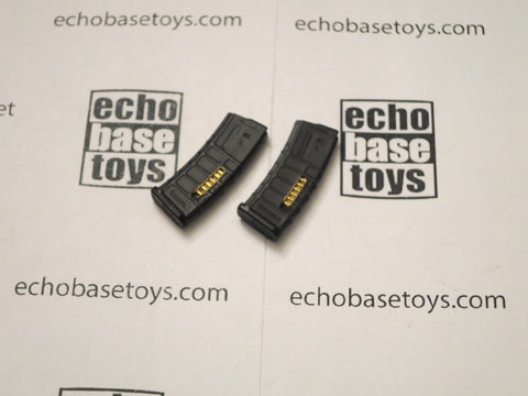 MINI TIMES 1/6th Loose P-Magazine - M4/M16/SCAR-L (2x,Black,30rd size) #MIT4-X100