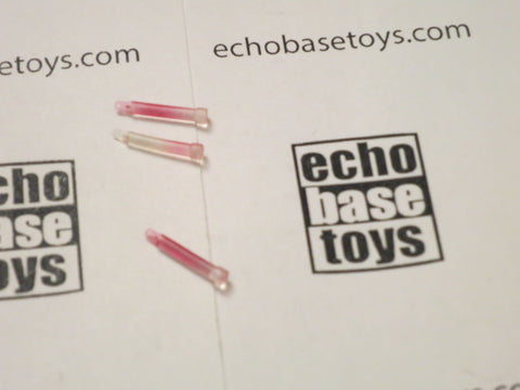 MINI TIMES 1/6th Loose Light Sticks (3x,Red) #MIT4-A400