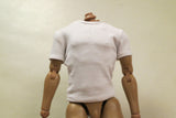 1/6th Custom T-Shirt - Male (White) #CCV4-U003
