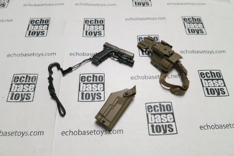 DAM Toys Loose 1/6th Glock 17 Pistol w/6004 Holster (Black) #DAM4-W038