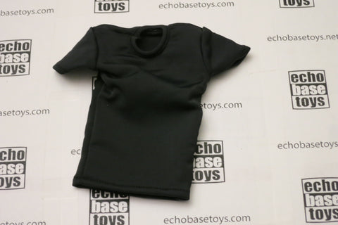 HOT TOYS 1/6th Loose T-Shirt (Black,Large Size,Compression) #HTL9-U001