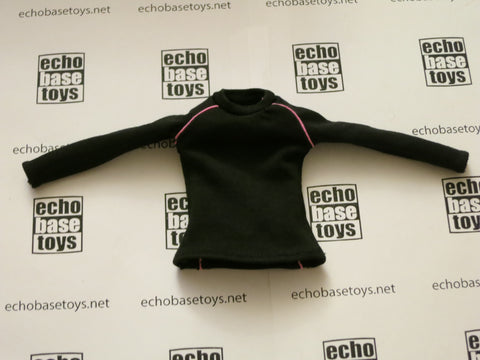 FLAG SET Loose 1/6th Shirt - Long Sleeve Compression - Female (Black) Modern Era #FSL4-U060