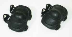 Loading Toys Loose 1/6th Scale Elbow Pads (Black) #LTL4-A190