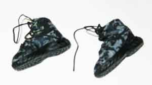 Soldier Story Loose 1/6th Assault Boots (Urban Camo) Modern Era #SSL4-B102